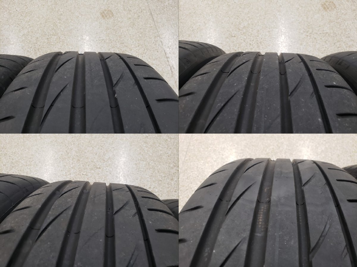 ◎傷極少美品 BBS 風 18in 7j +48 114.3/5H バリ溝 225/45ZR18 225/45R18 検)レヴォーグ クラウン アテンザ MAZDA3 オデッセイ SSR HOM_画像10