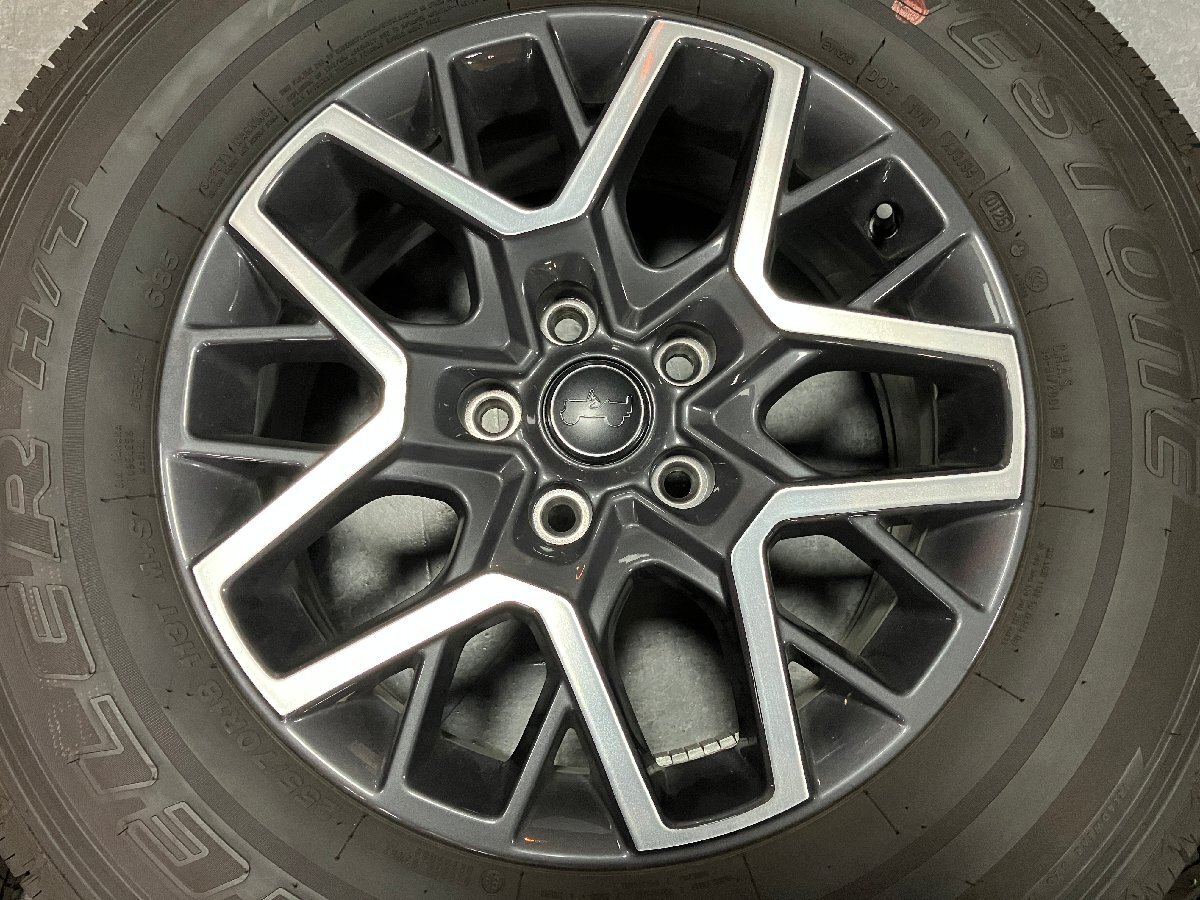 ▼夏タイヤセット　ジープラングラーサハラ純正ホイール　18×7.5J+44.45　127/5H　ブリヂストン　デューラーH/T685　255/70R18_画像5