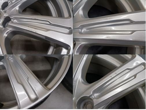 ☆ヴェゼル レヴォーグ等 7本スポーク MID ユーロスピード 17インチ 7J+55 PCD114.3/5H 検)ヴェゼルRU RV オデッセイRB RC エルグランド_画像6