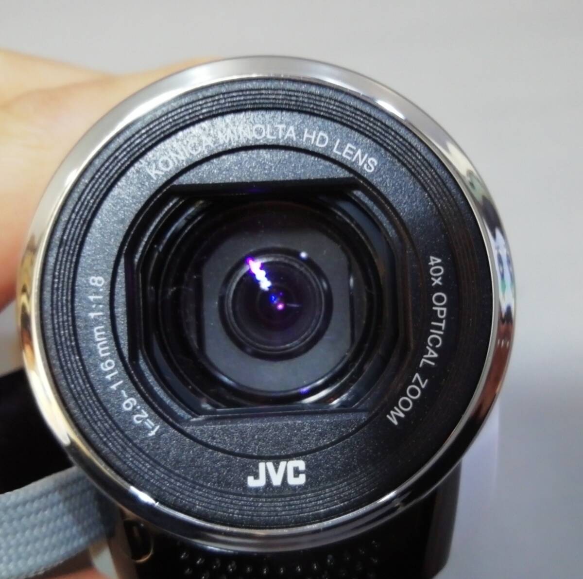 あ//H0640　　JVC ケンウッド　デジタルビデオカメラ　GZ-HM133-W 　2014年製　動作品_画像5