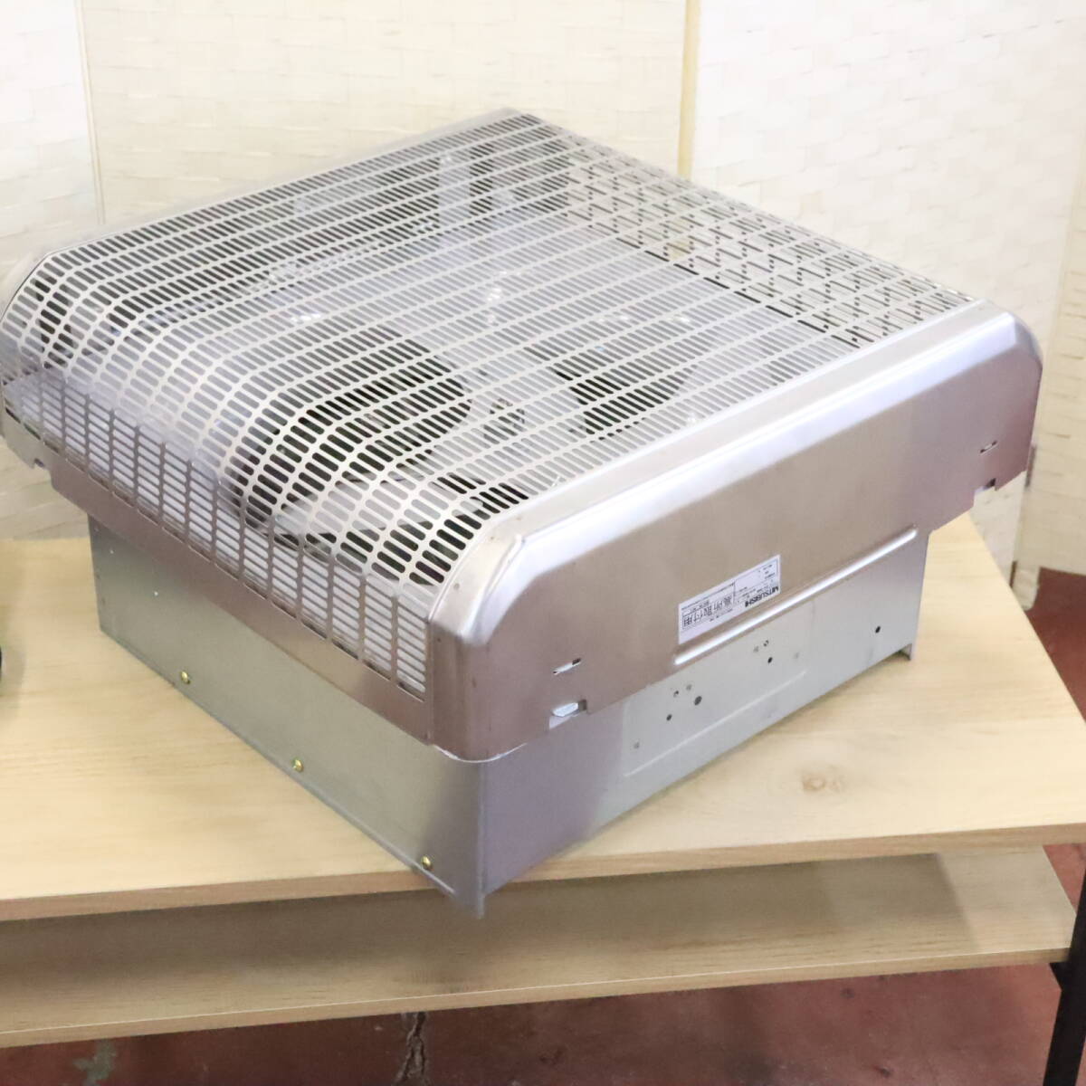 あ//はH0112 　業務用　MITSUBISHI 三菱　’99 業務用有圧換気扇　メッシュタイプ　単相100V EFC-35MS_画像3