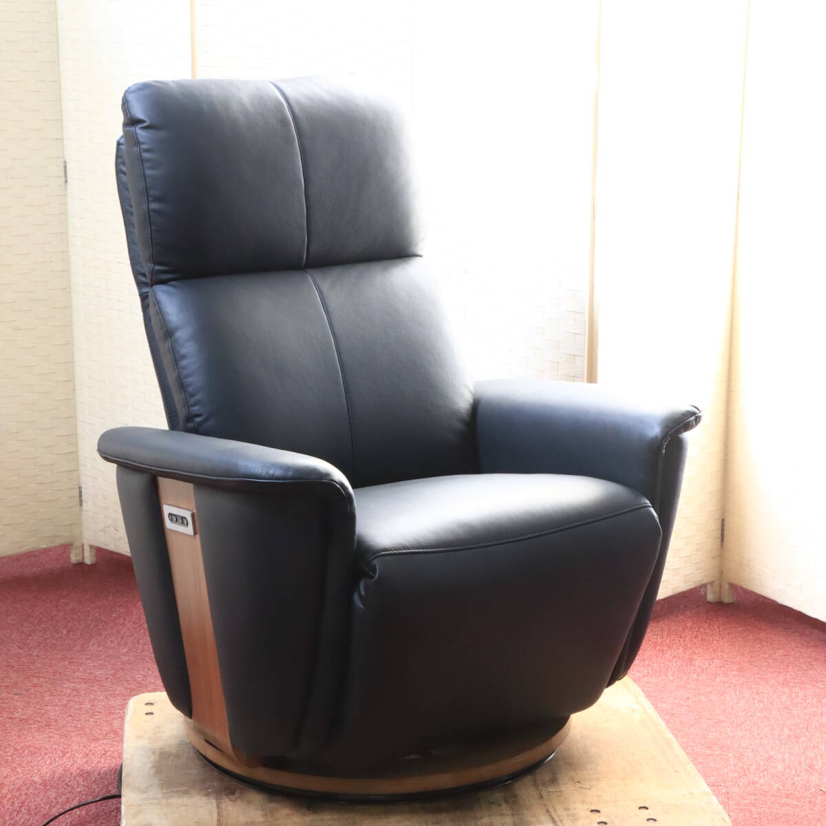 a//. H0155[ хорошая вещь * хранение товар ] NITORInitoli электрический раскладной диван персональный стул 