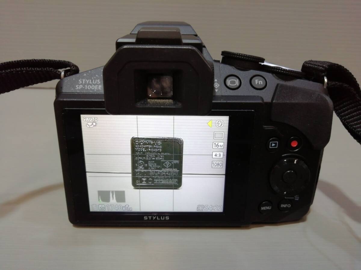 あ//H0629 OLYMPUS オリンパス　コンパクトデジタルカメラ　STYLUS SP-100EE_画像4