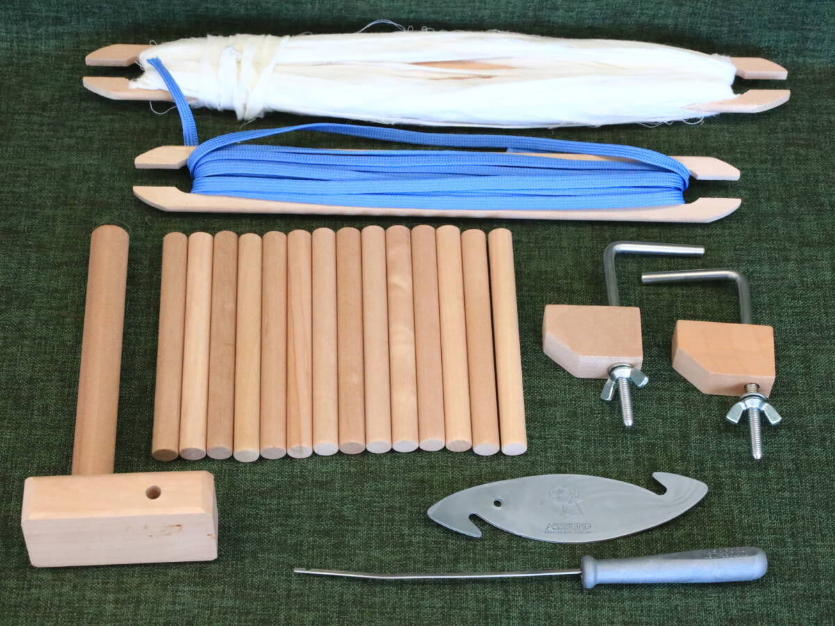 あ//Q1396 ハマナカ・織・美・織絵　オリヴィエ　織り機　卓上織り機　手織り機　織り機　オリビエ　幅40cm　手芸_画像8