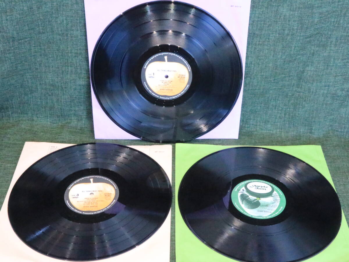 あ//Q1415　 LPレコード George Harrisom・ジョージ・ハリソン　ALL THINGS MUST PASS AP-9016C・9017・9018 3枚組　♪_画像5