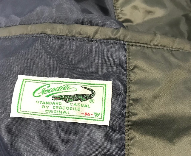 あ//J0419. 【タグ付き未使用・保管品】クロコダイル ダウンジャケット Mサイズ はっ水加工 アウター ダウン 1604-28400 _画像4