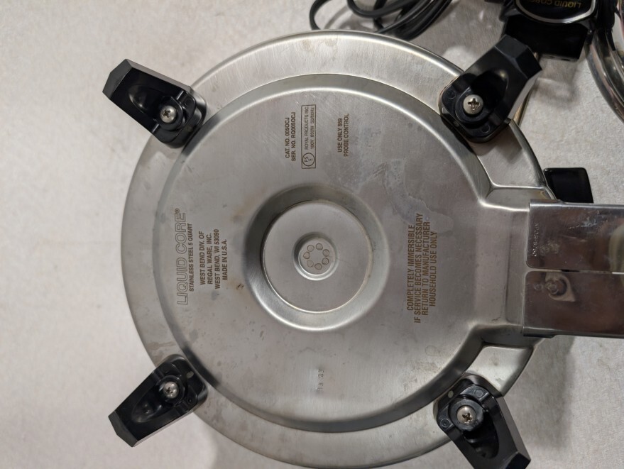 a//.M0248 LIQUID CORE талия bed кастрюля с двумя ручками электрический кастрюля MADE IN U.S.A