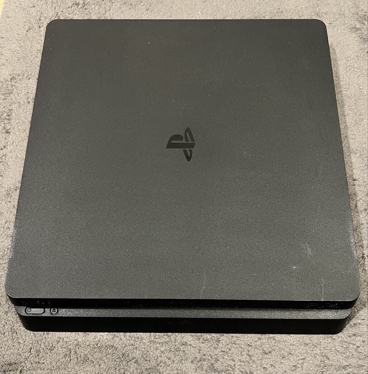 SONY PlayStation4 ジェットブラック CUH-2100A 500GBブラック 初期化済み コントローラー 2つ背面パッドあり＋ソフトおまけ_画像2