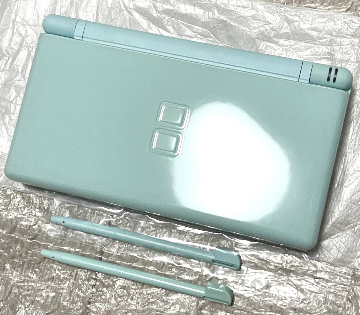〈ほぼ未使用・本体極美品・画面無傷・動作確認済み〉 NDS ニンテンドーDSLite 本体 アイスブルー USG-001 ゲームボーイアドバンス GBA_画像3