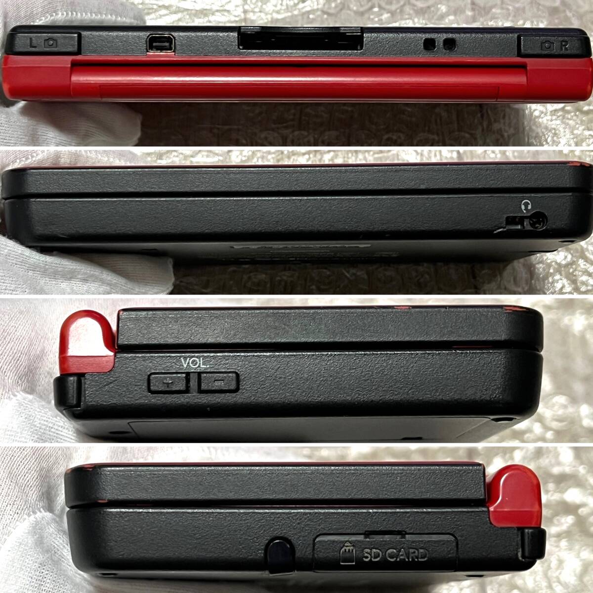 〈動作確認済み〉NDS ニンテンドーDSiLL 本体 UTL-001 スーパーマリオ 25周年 レッド 任天堂 NINTENDO XL SUPER MARIO_画像5