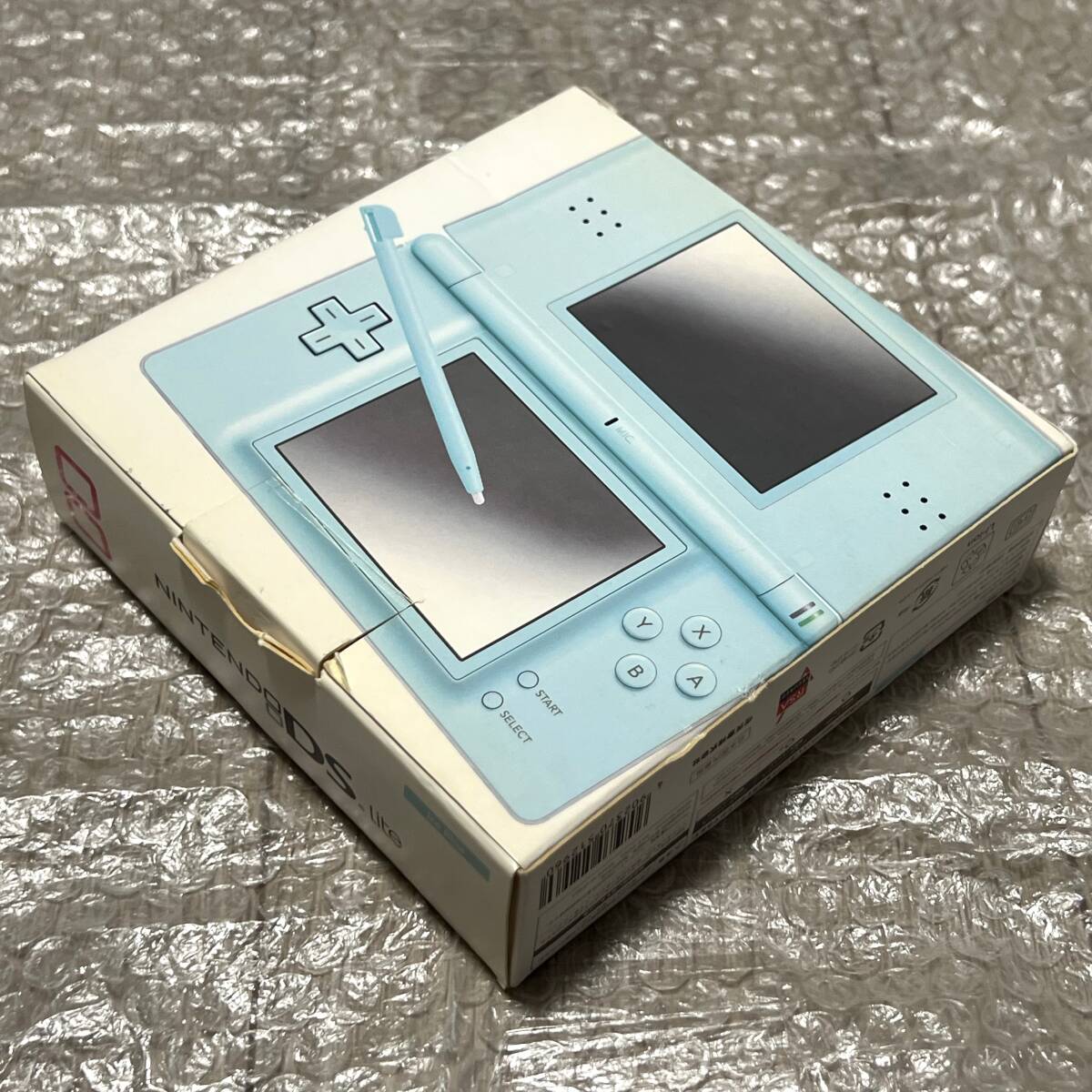 〈ほぼ未使用・本体極美品・画面無傷・動作確認済み〉 NDS ニンテンドーDSLite 本体 アイスブルー USG-001 ゲームボーイアドバンス GBA_画像10