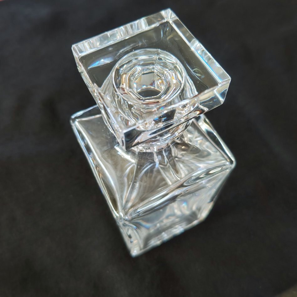 USED【送料込】アトランティス ヴィンテージ クリスタル デキャンタ Vintage ATLANTIS Crystal Whiskey Decanter 2,094g_画像3