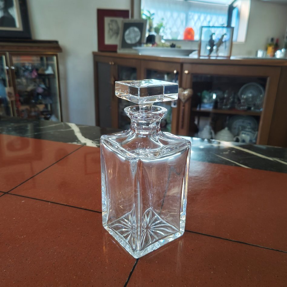 USED【送料込】アトランティス ヴィンテージ クリスタル デキャンタ Vintage ATLANTIS Crystal Whiskey Decanter 2,094g_画像5