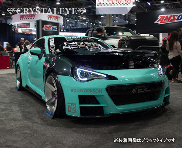 新品未使用1円～ 86 ハチロク BRZ 高輝度ＬＥＤライトバーヘッドライト ZN6 ZC6 人気のブラックタイプ 前期 HID車用 ウインカー点滅タイプ_画像5