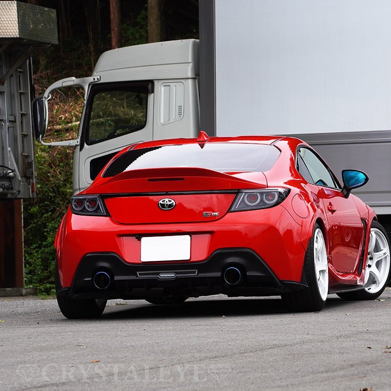 撮影使用品1品限り1円~ ZN8 GR86 ZD8 BRZ バルカンファイバーLEDテールランプ クリスタルアイ ブラックタイプ 左右セット_画像8