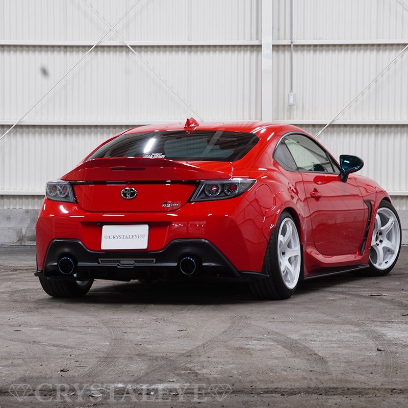 撮影使用品1品限り1円~ ZN8 GR86 ZD8 BRZ バルカンファイバーLEDテールランプ クリスタルアイ ブラックタイプ 左右セット_画像9