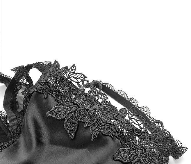 150(WH)XLサテン 光沢 レース 花刺繍 パンティー アイス シルク 紐パン サイドリボン セクシー ショーツ ランジェリー コスチューム AA_画像7