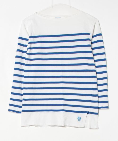 「ORCIVAL」 ボーダー柄長袖カットソー - ブルー レディース_画像1