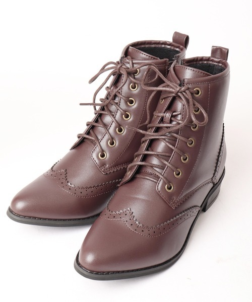 「LibertyDoll」 ショートブーツ M ブラウン系その他 レディース_画像1