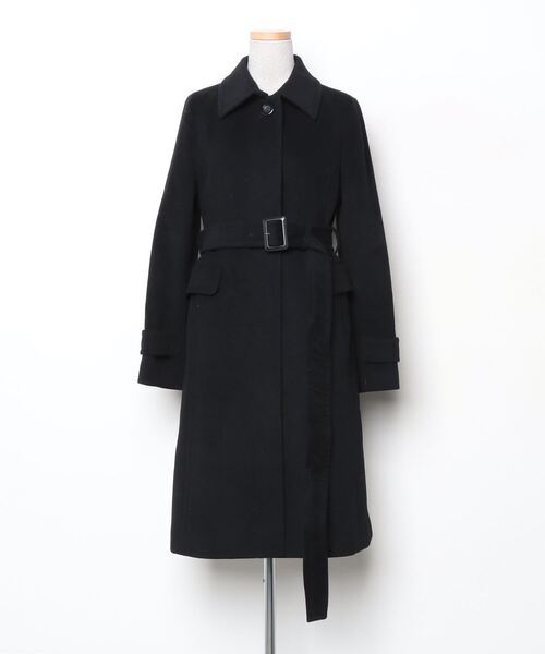 「BALLSEY」 ステンカラーコート 38 ブラック レディース_画像1