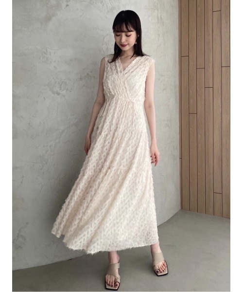 「FRAY I.D」 ノースリーブワンピース 1 ベージュ レディース_画像1