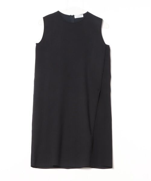 「TOMORROWLAND」 ノースリーブワンピース S ブラック レディース_画像1