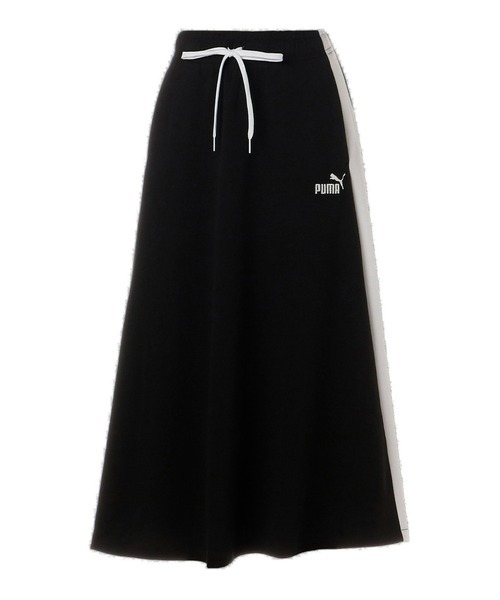 「PUMA」 ロングスカート SMALL ブラック レディース_画像1