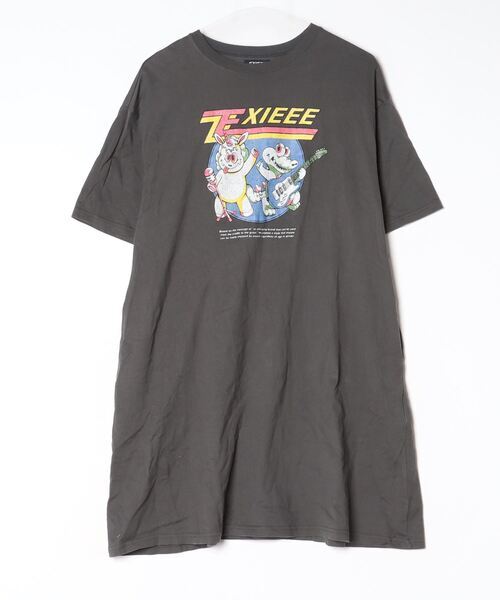 「EXIEEE」 Tシャツワンピース FREE スミクロ レディース_画像1