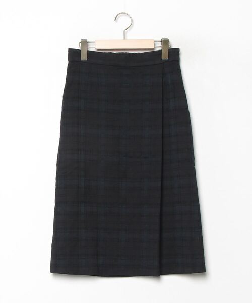 「UNTITLED」 チェック柄スカート 2 ブラック レディース_画像1
