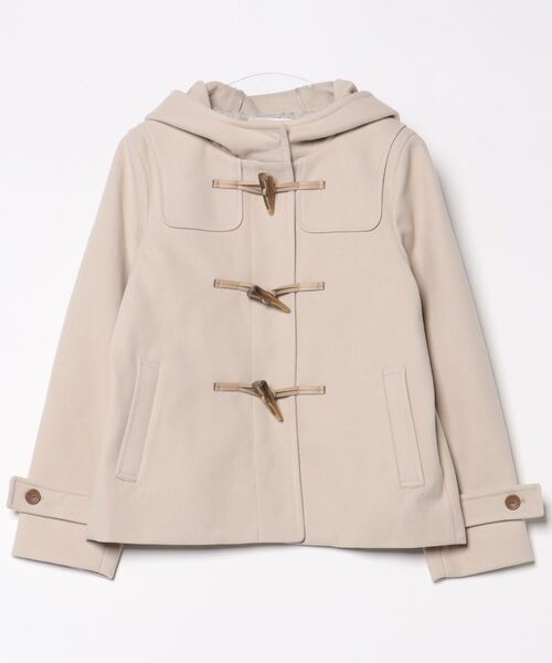 「couture brooch」 ダッフルコート 38 ライトベージュ レディース_画像1