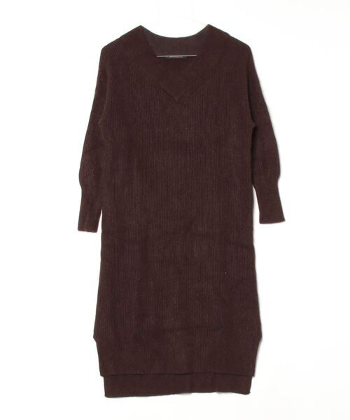 「BARNYARDSTORM」 ニットワンピース 0 ブラウン レディース_画像1