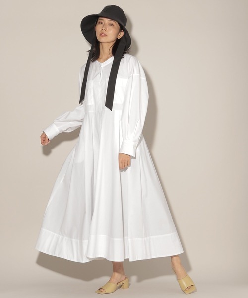 「BARNYARDSTORM」 長袖ワンピース 0 ホワイト レディース_画像1