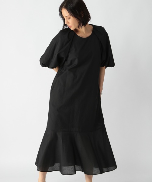 「BARNYARDSTORM」 半袖ワンピース 0 ブラック レディース_画像1