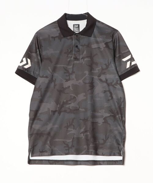 [DAIWA PIER39] камуфляж -ju короткий рукав футболка L Brown мужской 
