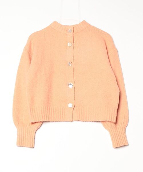 「VIS」 ニットカーディガン M オレンジ レディース_画像1