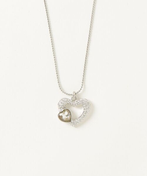 「SWAROVSKI」 ネックレス - シルバー レディース_画像1