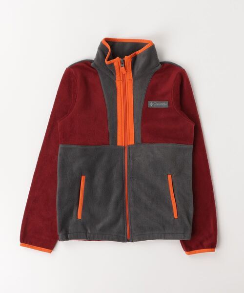 「Columbia」 「KIDS」刺繍ブルゾン M グレー キッズ_画像1