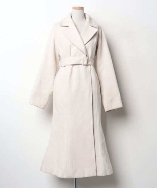 「LIPSERVICE」 チェスターコート M アイボリー レディース_画像1