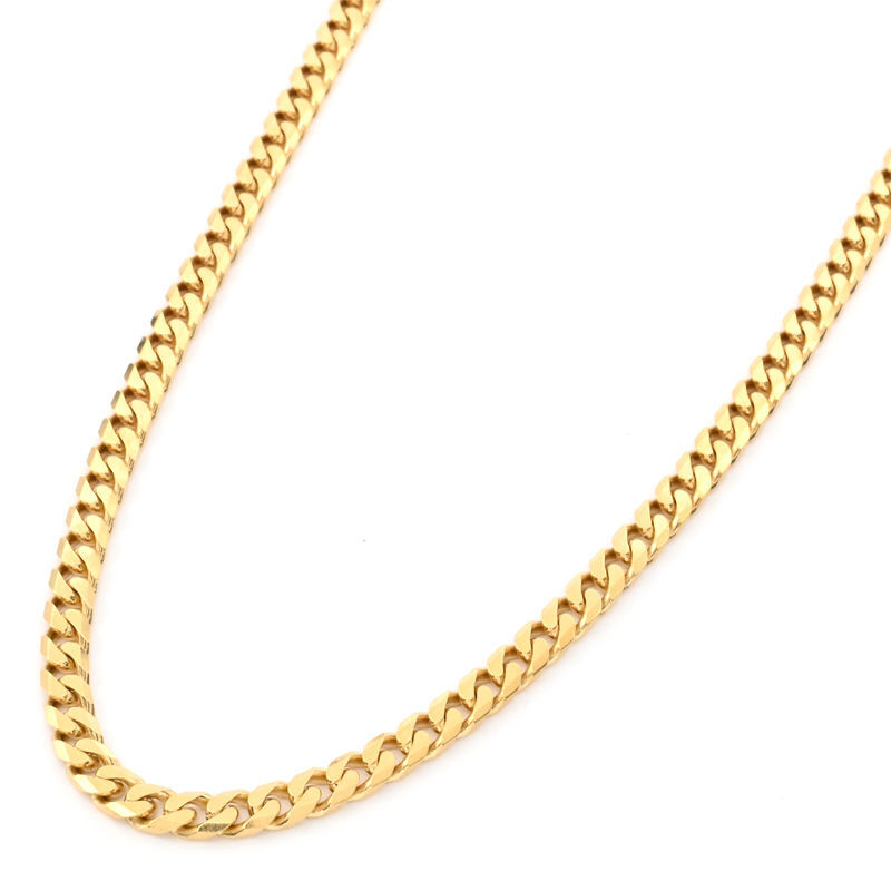 喜平ネックレス 8面シングル 60cm 51.3g K18YG 造幣局検定刻印 K18 イエローゴールド キヘイネックレス 中古 送料無料_画像1