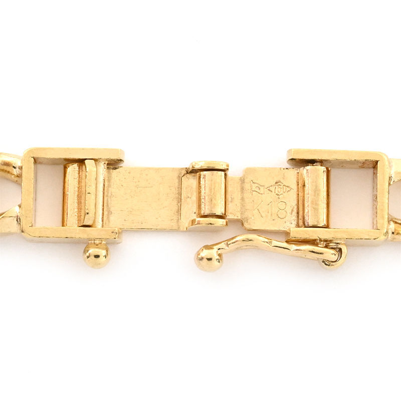 喜平ネックレス 8面シングル 60cm 51.3g K18YG 造幣局検定刻印 K18 イエローゴールド キヘイネックレス 中古 送料無料_画像4