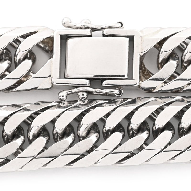  плоский колье 8 поверхность Triple 60cm 200.3g Pt850 структура . отдел сертификация печать платина ki разделение колье б/у бесплатная доставка 