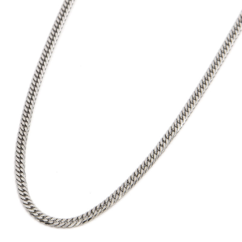 喜平ネックレス 6面ダブル 50cm 12.8g Pt850 造幣局検定刻印 プラチナ キヘイネックレス 中古 送料無料_画像1