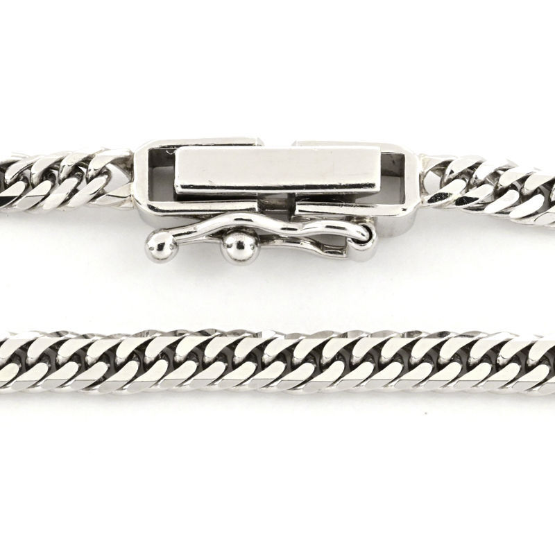 喜平ネックレス 6面ダブル 50cm 12.8g Pt850 造幣局検定刻印 プラチナ キヘイネックレス 中古 送料無料_画像3