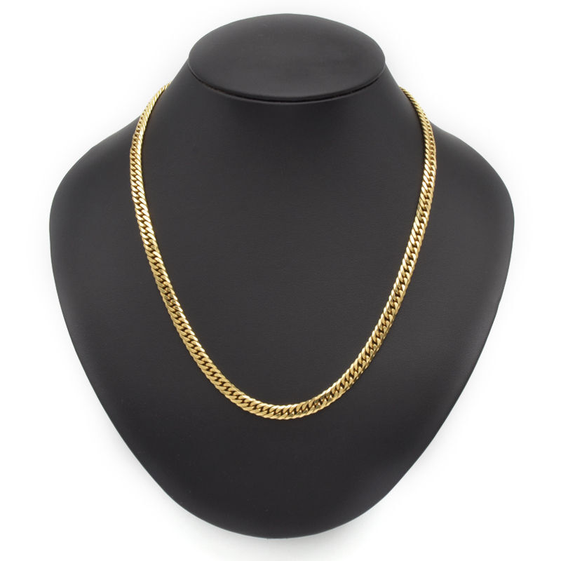 喜平ネックレス 6面ダブル 50cm 50.0g K18YG 造幣局検定刻印 K18 イエローゴールド キヘイネックレス 中古 送料無料_画像2