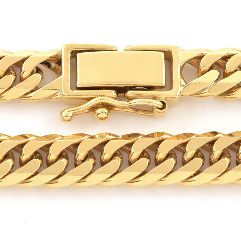 喜平ネックレス 6面ダブル 50cm 50.0g K18YG 造幣局検定刻印 K18 イエローゴールド キヘイネックレス 中古 送料無料_画像3