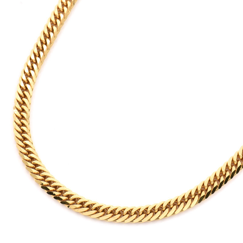 喜平ネックレス 6面ダブル 50cm 20.0g K18YG 造幣局検定刻印 K18 イエローゴールド キヘイネックレス 中古 送料無料_画像1