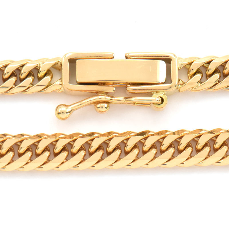 喜平ネックレス 6面ダブル 50cm 20.0g K18YG 造幣局検定刻印 K18 イエローゴールド キヘイネックレス 中古 送料無料_画像3