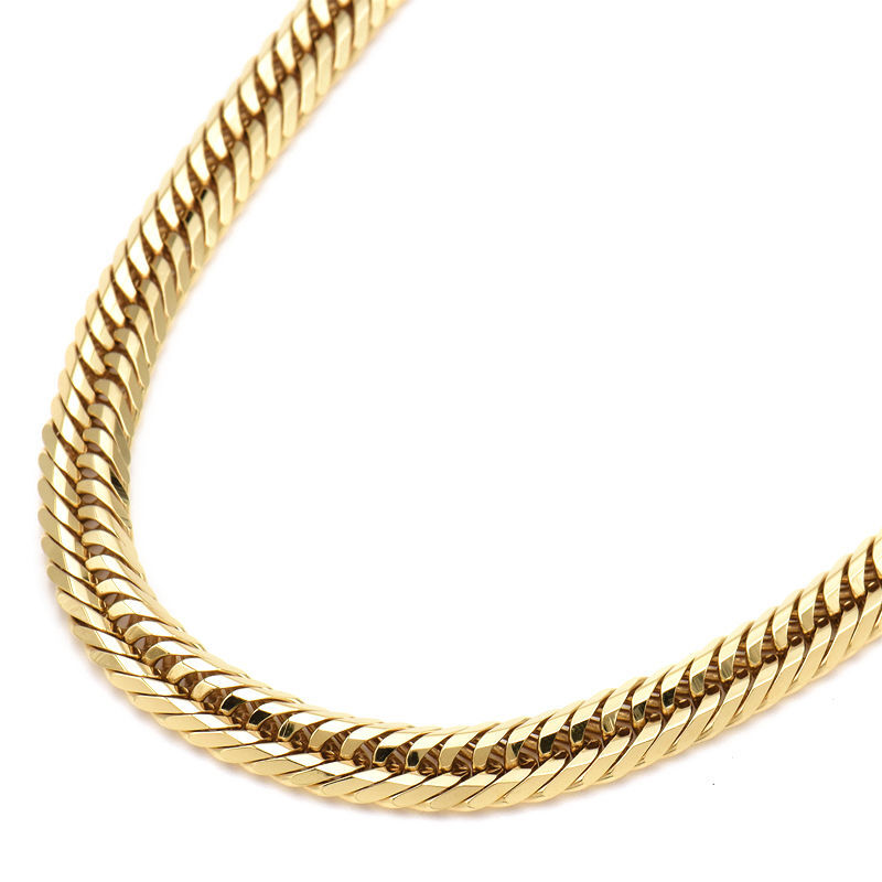 喜平ネックレス 12面トリプル 60cm 50.6g K18YG 造幣局検定刻印 K18 イエローゴールド キヘイネックレス 中古 送料無料_画像1