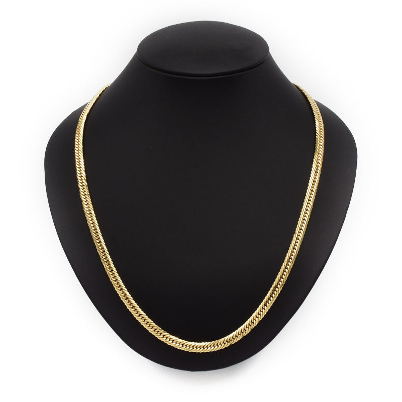 喜平ネックレス 12面トリプル 60cm 50.6g K18YG 造幣局検定刻印 K18 イエローゴールド キヘイネックレス 中古 送料無料_画像2