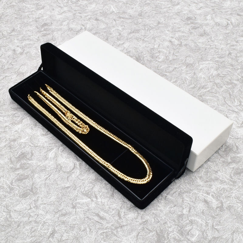 喜平ネックレス 12面トリプル 60cm 50.6g K18YG 造幣局検定刻印 K18 イエローゴールド キヘイネックレス 中古 送料無料_画像5